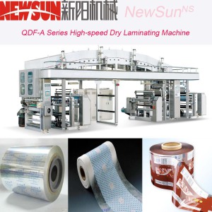 Qdf-a Series High-Speed Plastic Film Dry Lamination Machinery